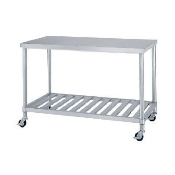 ステンレス作業台スノコ棚キャスター付 ASC-7545 1