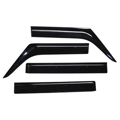 サイドバイザー旧型ムーヴ LA100系 ブラックスモーク SV07-151 1