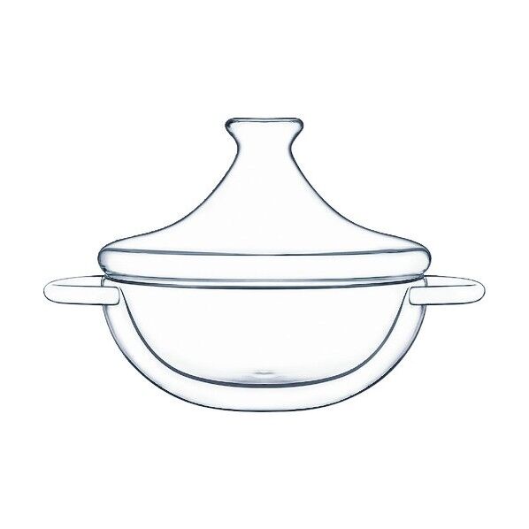 Bormioli Luig ダブルウォールフード&デザイン(2ヶ入) タジン 11873/01 RBLG801 1点