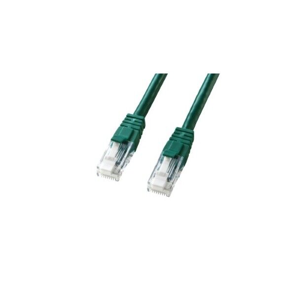 つめ折れ防止カテゴリ6LANケーブル KB-T6TS-15GN 1点
