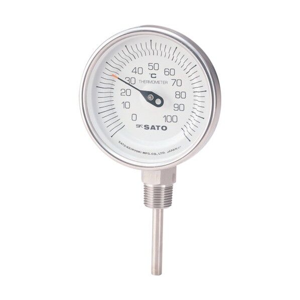 バイメタル式温度計