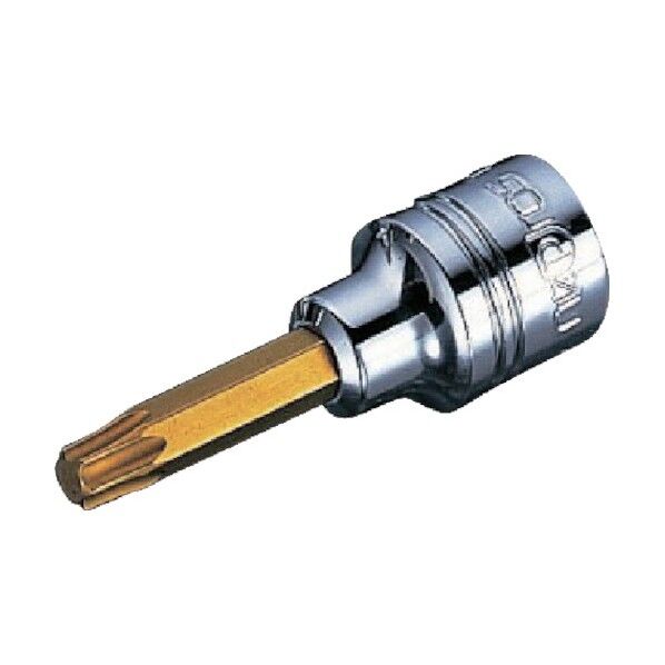 ヘックスローブソケット 6．3sq．T型トルクスビットソケット T15 先端寸法3．26mm NQ4T15