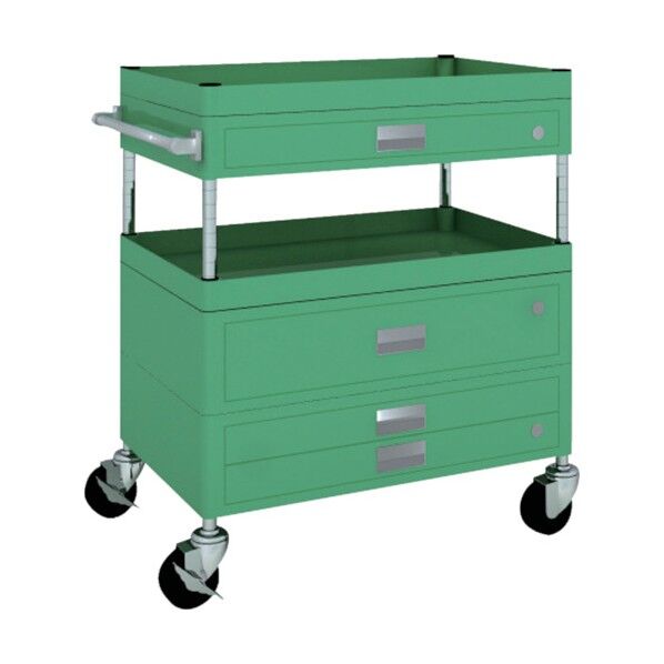 フレックスワゴン 引出付 750X500 YG色 FLW-822VXZYG 1点