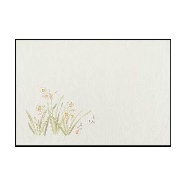 テーブルマット四季花柄 #751 水仙 220751 1点