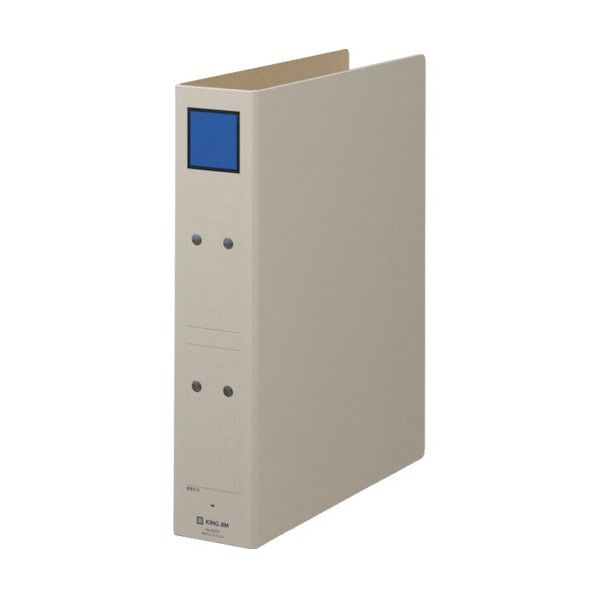 キングジム 保存ファイル A4－S        青 4375BLUE 1個