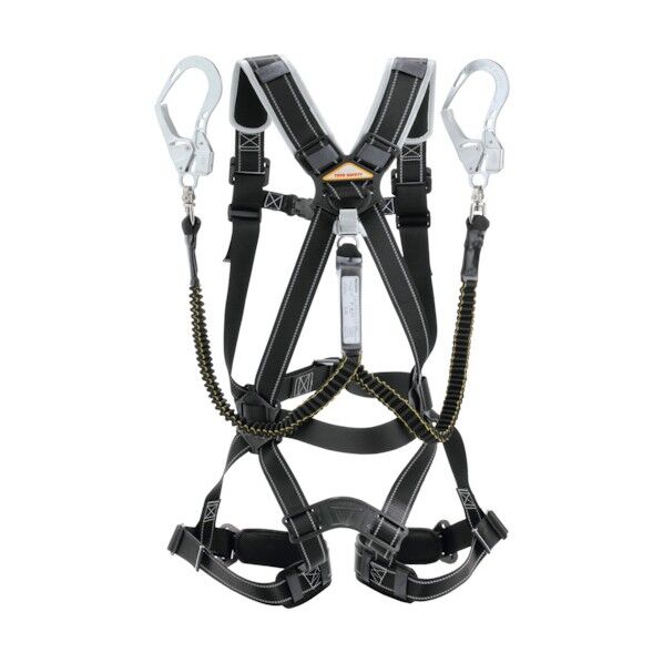 フルハーネス型伸縮式 ダブルランヤード NO.FGH-66W 1点