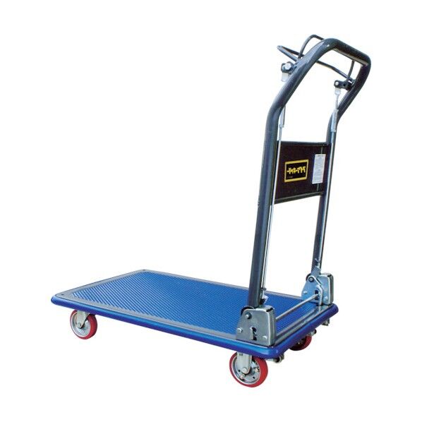 プレス製運搬車(折り畳みハンドル・ハンドブレーキタイプ)
