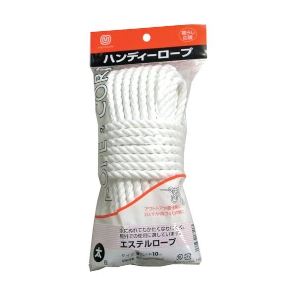 まつうら工業 エステルロープ(M)8mmΦ×10m PET-R-810H 1点