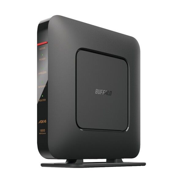 無線LAN親機 11ax/ac/n/a/g/b 1201+573Mbps WSR-1800AX4S-BK 1点