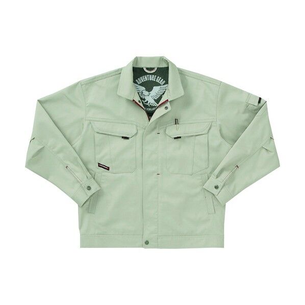 冬 長袖ジャンパー ナノカーキ色 LLサイズ WA20491-1-LL 1点