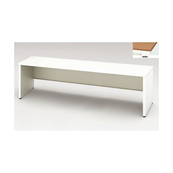 平デスク (パネル脚タイプ・引出し無し) XEHH247FDNP-WMW 1点