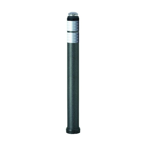 太陽電池式自発光式 ウレタン樹脂あいボラード メタリックグレー LDK-7DS-M80 1点