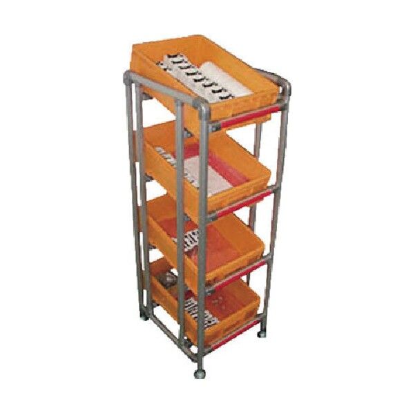 傾斜コンテナラック