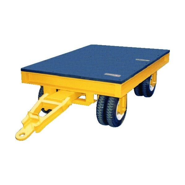 産業用多輌連結トレーラー 2輪ナックル式片牽引型(内輪差有り) 5000kg TS050D-KC2 1点