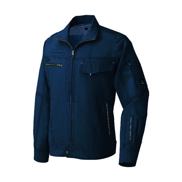 長袖サマーブルゾン（男女兼用） 018ディープネイビー 4L 30430-018-4Ｌ 1