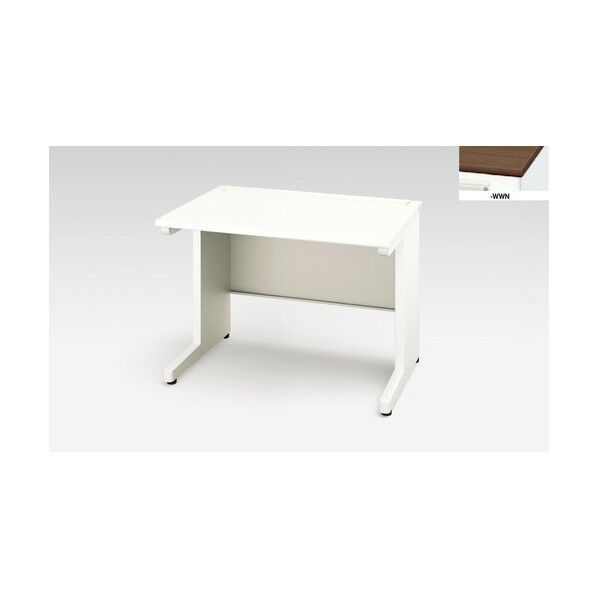 平デスク (引出し無し) XEHH107FDN-WWN 1点