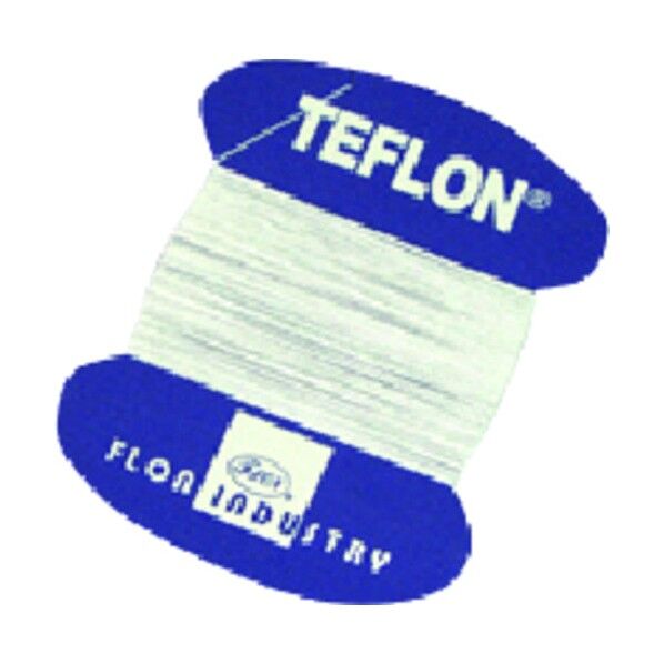 テフロン紐 TFE-08号 白 803-17-99-09 1点