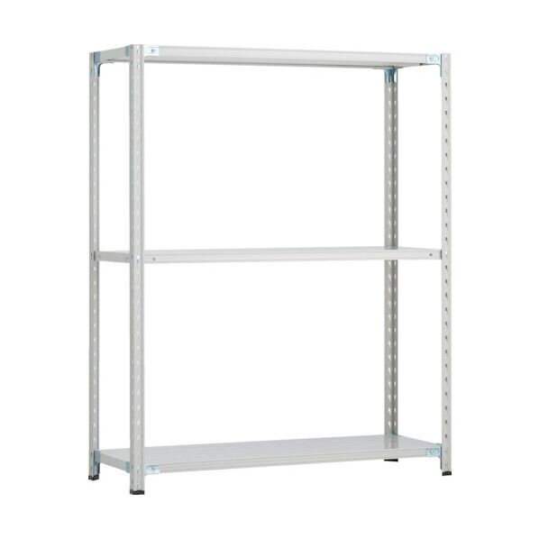 CB型セミボルトレス軽量棚 1500X300XH1200 3段 WG色 CB-4533-WG 1台