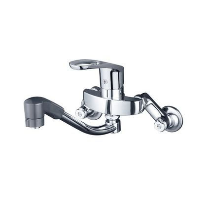 シングルレバー式シャワー付混合栓(寒冷地用)