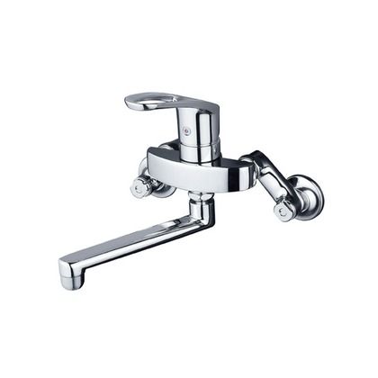 壁付シングルレバー式混合栓(湯側回転角度規制)(寒冷地用) KM5000ZTA 1