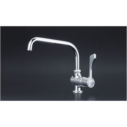 ワンタッチハンドル付立型自在水栓