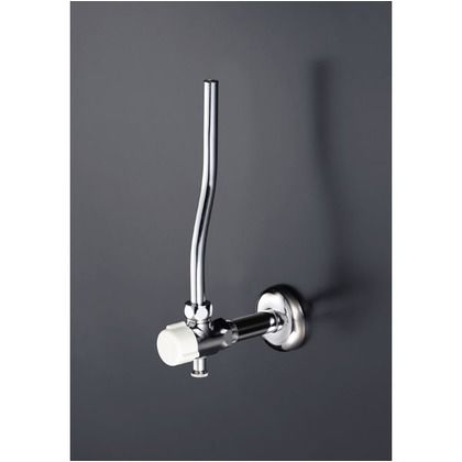 アングル形止水栓(水抜き付) LK112W