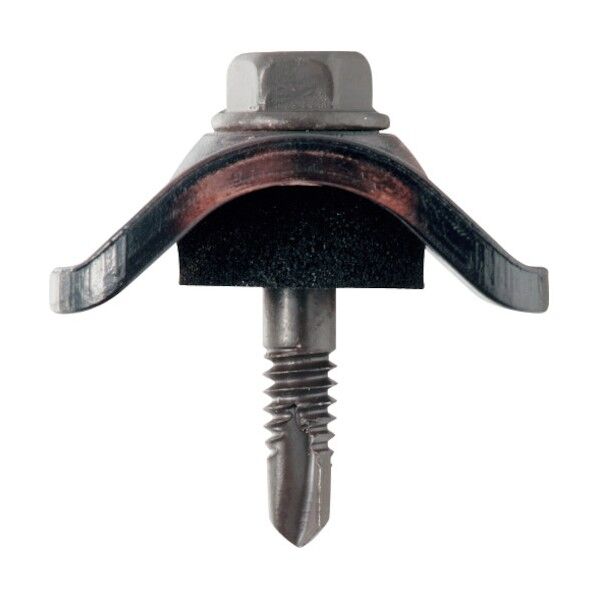 ダンバ 波座セット 鉄板小波用 ポリカ ブロンズ 5X25 682501P 1点