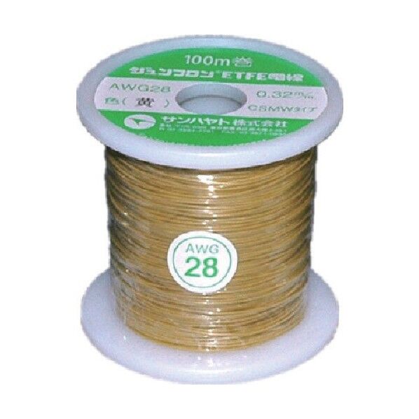 AWG28-100 ジュンフロンETFE電線