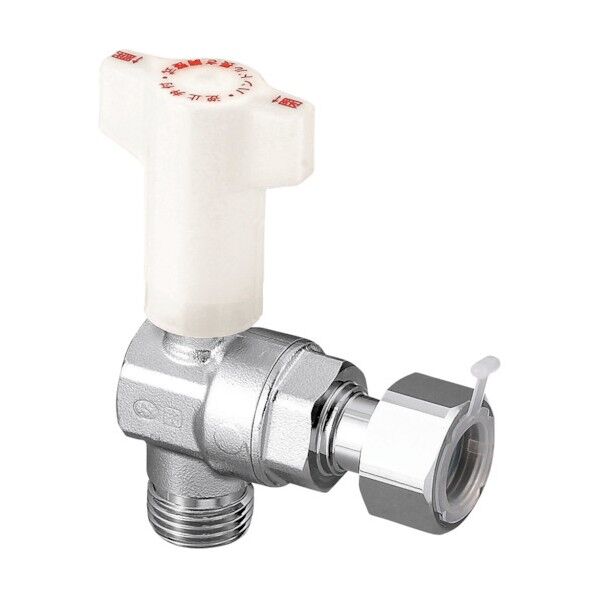 逆止弁付ボールバルブ CBL20型 Gねじ×ナット付アダプター