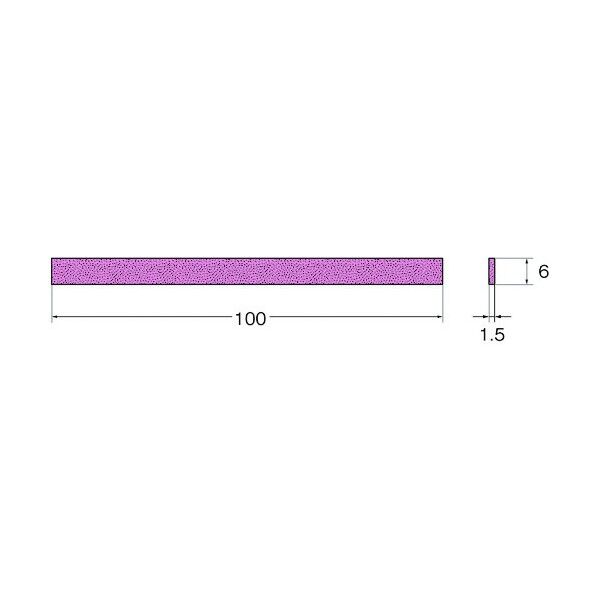 セラミックスティック砥石全長(mm):100粒度(#):1000 Q4233 1本