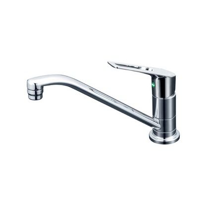 取付穴兼用型･流し台用シングルレバー式混合栓(eレバー)