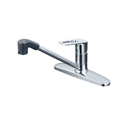 流し台用シングルレバー式シャワー付混合栓(eレバー)(寒冷地用) KM5091ZTFEC 1