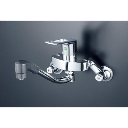 シングルレバー式シャワー付混合栓(eレバー)