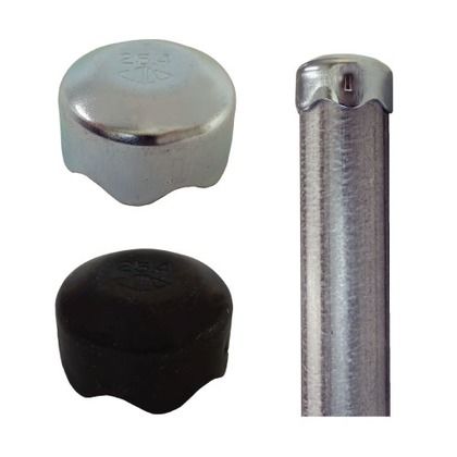 パイプキャップ 25.4用 ユニクロめっき Φ25.4パイプ用 ID-630B 1