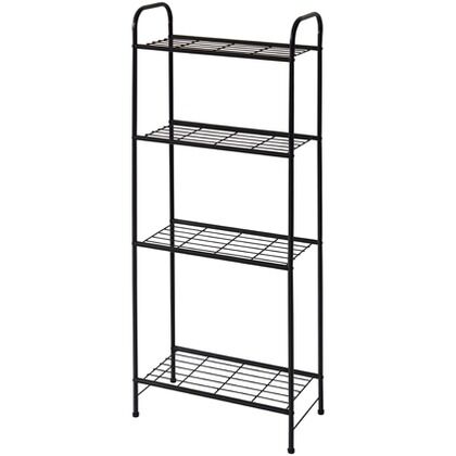 フリーラック ブラック 約幅56.5cm×奥行26.6cm×高さ134cm NPM-FS09 1