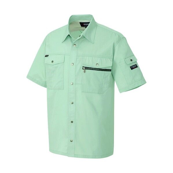 半袖シャツ(男女兼用)AZ3237-005アースグリーン3L 005アースグリーン 3L 3237 1