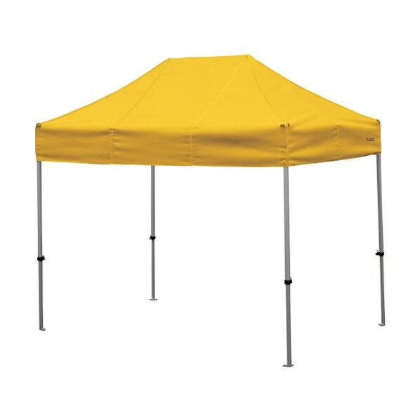 かんたんてんと 1.8m×2.7mオールアルミフレーム 黄 KA/1.5WA-Y 1点