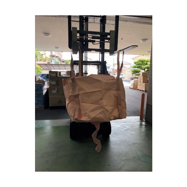 フレコンバッグ 排出口無 直径1100mm×高さ750mm 500kg W-610 1個