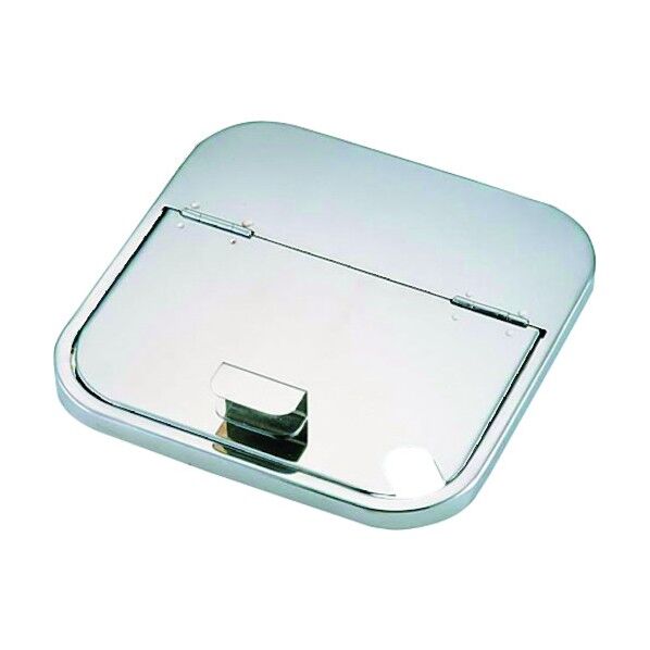 YUKIWA ポリカーボ深型角キッチンポット用 割蓋 12cm AKK5002 1個