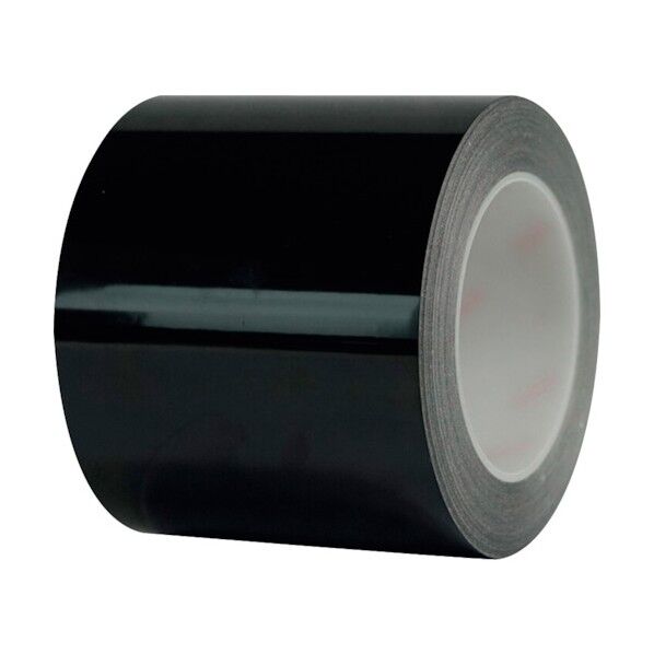 耐摩耗ラインテープ 幅100mm×22m 黒 15640 1点