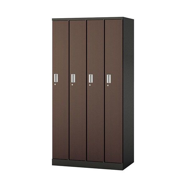 4人用ロッカー HLN4S-DW 1点