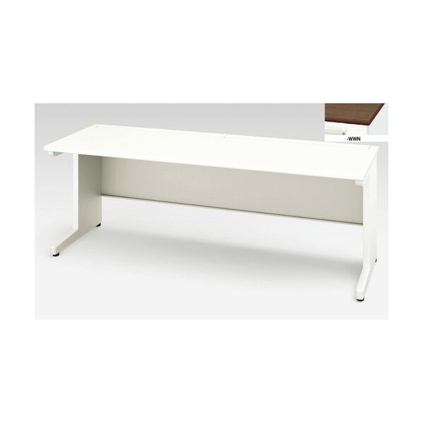 平デスク (引出し無し) XEHH207FDN-WWN 1点