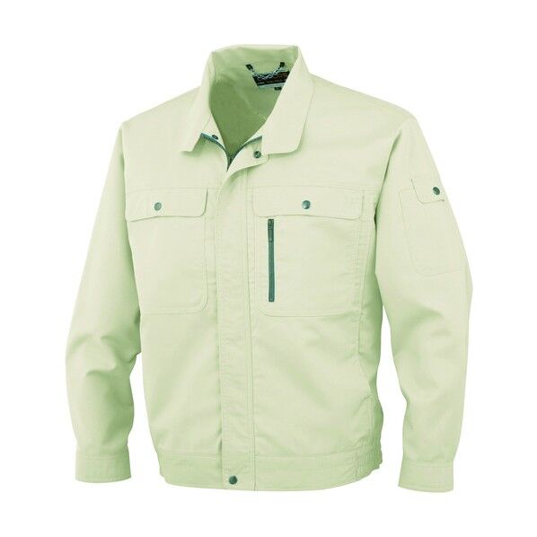 長袖ブルゾンH-191 5アイボリー L H-191-5-L 1点