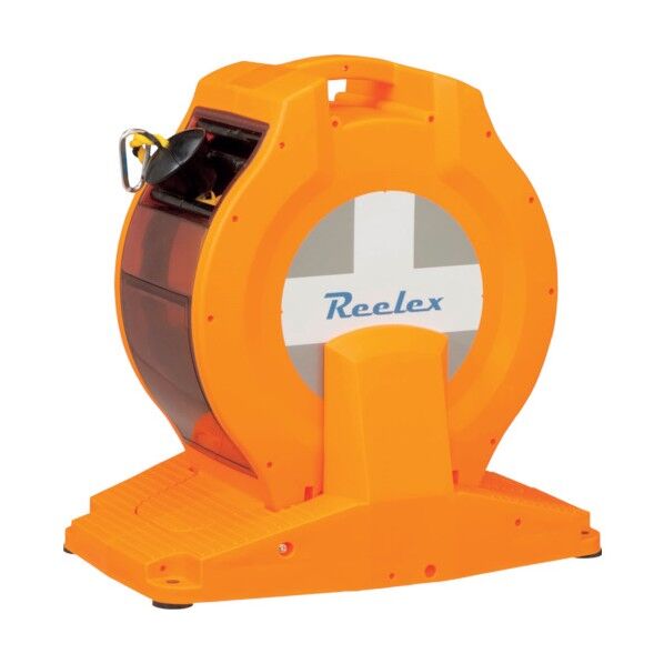 Reelex バリアロープリール 据置きタイプ(ロープ長さ20m) BRR-1220P 1個