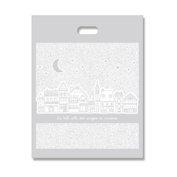 手抜きポリ袋 バイオHDポリ ベルヴィル BG35-45 6660113 1点