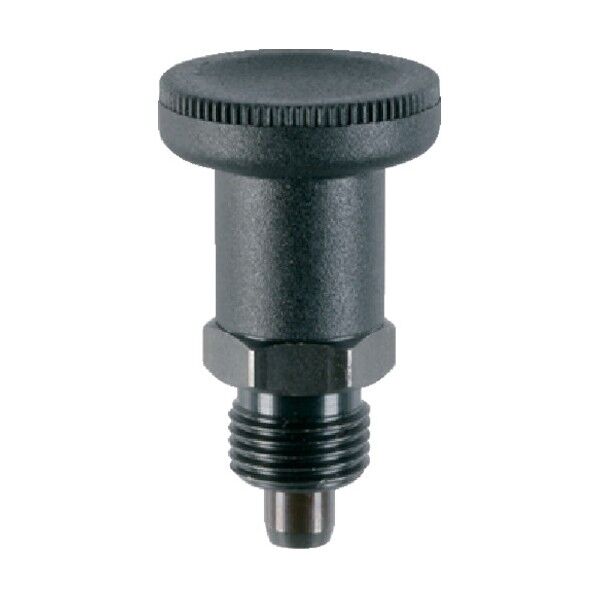 HALDER インデックスボルト 六角カラー付 ホールド機構付 快削鋼 22120.0238 1