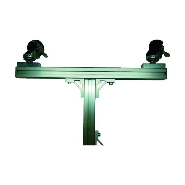 アルミ安全フェンス用T型脚(キャスター付)