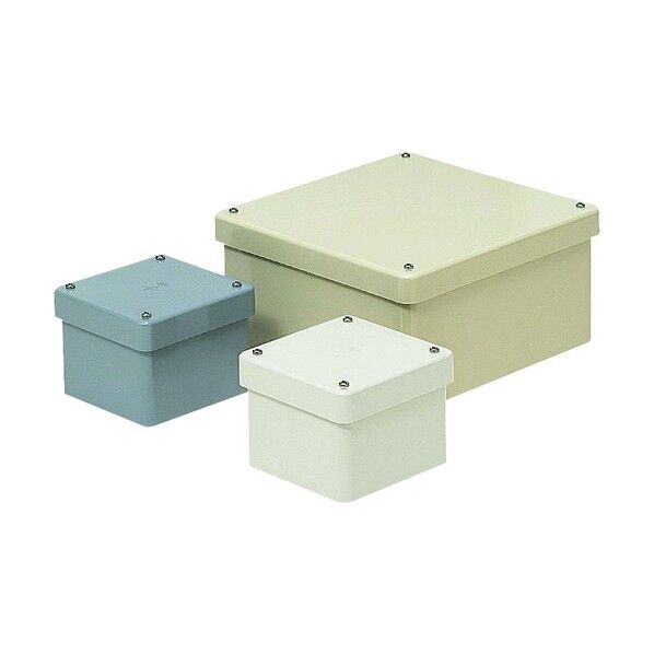 防水プールボックス 正方形ノック無 カブセ蓋 100×100×55 PVP-1005B 1個