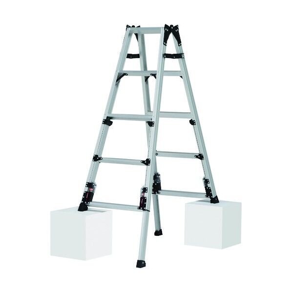 上部操作式四脚アジャスト式はしご兼用脚立スタッピーSCN型