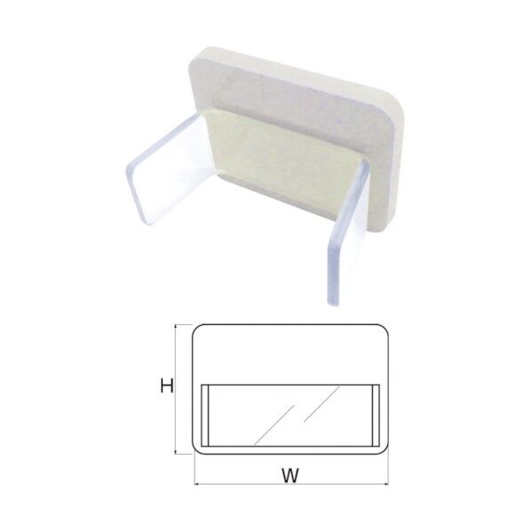 JAPPY 樹脂製ケーブル配線保護カバーNダクト エンドキャップ W=40 ベージュ C-43-EC-BJP 1